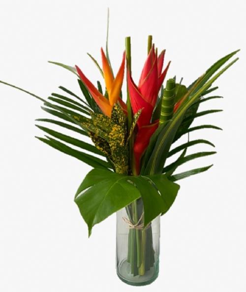 ROUND AMAZON  TROPICAL BOUQUET